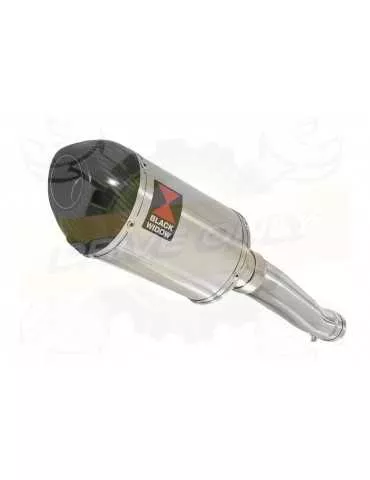 FZR1000 FZR 1000 EXUP Tube de raccord et Silencieux Ovale En Inox & Canule en Carbone 200mm