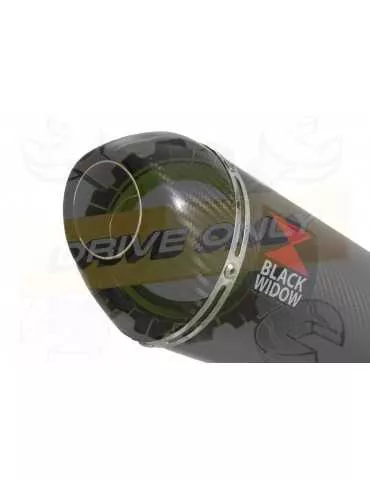 FZR1000 FZR 1000 EXUP Tube de raccord et Silencieux Ovale En Carbone 200mm