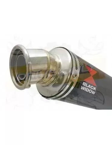 FZ-07 Tracer 2014 2015 2016 2017 Passage Haut Décatalyseur Ligne complètes & Rond En Carbone Silencieux 350mm