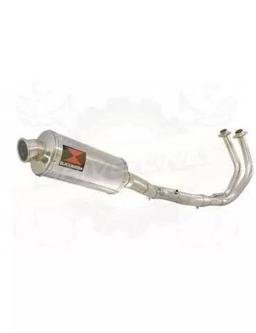 FZ-07 Tracer 2014 2015 2016 2017 Passage Haut Décatalyseur Ligne complètes & Ovale Silencieux En Inox 300mm