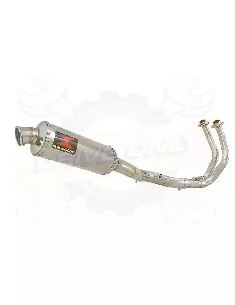 FZ-07 Tracer 2014 2015 2016 2017 Passage Haut Décatalyseur Ligne complètes & Rond Silencieux En Inox 300mm