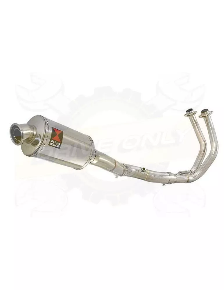 FZ-07 Tracer 2014 2015 2016 2017 Passage Haut Décatalyseur Ligne complètes & Ovale Silencieux En Inox 230mm