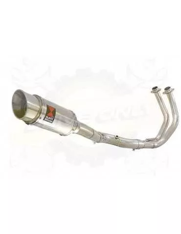 FZ-07 Tracer 2014 2015 2016 2017 Passage Haut Décatalyseur Ligne complètes & Rond Silencieux En Inox 200mm