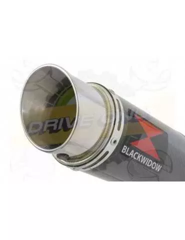 MT09 MT-09 2013-2021  Passage Haut Décatalyseur Ligne complète & Silencieux Rond GP Style en Carbone 360mm