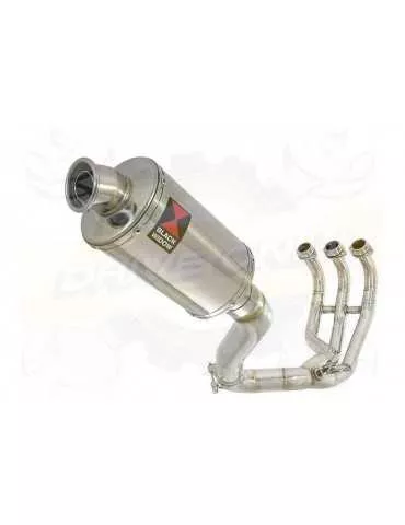 MT09 MT-09 2013-2021 Passage Haut Décatalyseur Ligne complète & Silencieux Ovale en Inox 230mm