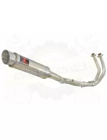 MT07 MT-07 2014 2015 2016 2017 Passage Haut Décatalyseur Ligne complète & Silencieux Rond GP Style En Inox 360mm