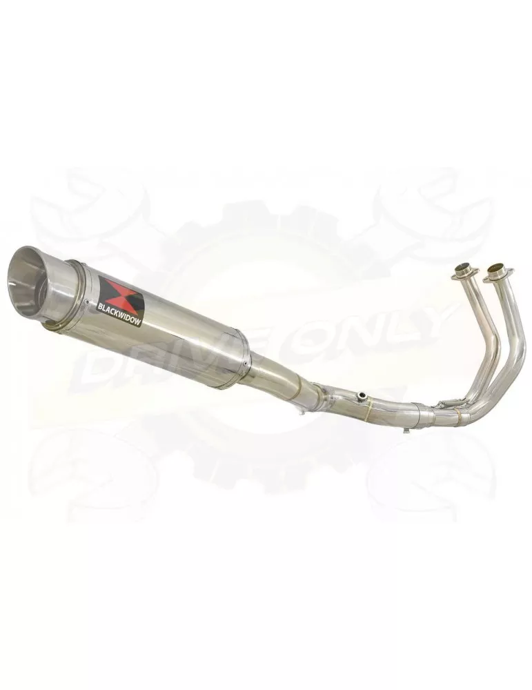MT07 MT-07 2014 2015 2016 2017 Passage Haut Décatalyseur Ligne complète & Silencieux Rond GP Style En Inox 360mm