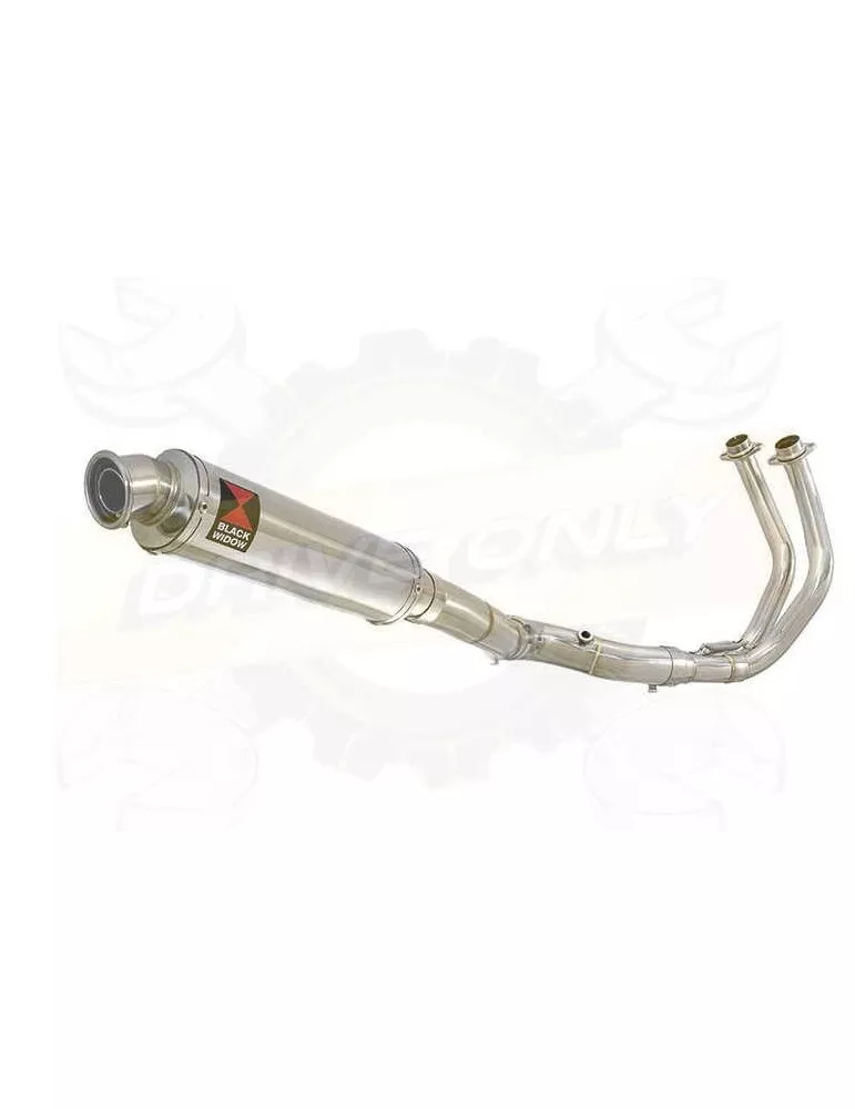 MT07 MT-07 2014 2015 2016 2017 Passage Haut Décatalyseur Ligne complète & Silencieux Rond En Inox 350mm