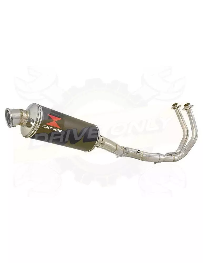 MT07 MT-07 2014 2015 2016 2017 Passage Haut Décatalyseur Ligne complète & Silencieux Rond En Inox 300mm