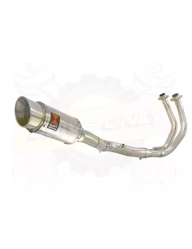 MT07 MT-07 2014 2015 2016 2017 Passage Haut Décatalyseur Ligne complète & Silencieux Rond En Inox 200mm