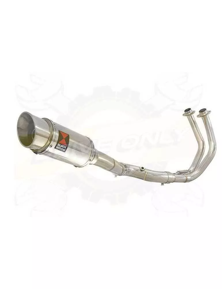 MT07 MT-07 2014 2015 2016 2017 Passage Haut Décatalyseur Ligne complète & Silencieux Rond GP Style En Inox 230mm