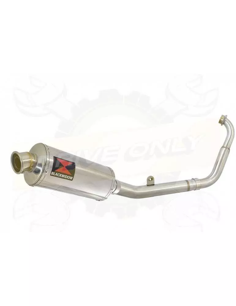 MT125 2014 - 2019 Passage Bas Ligne complète & Silencieux Ovale En Inox 300mm