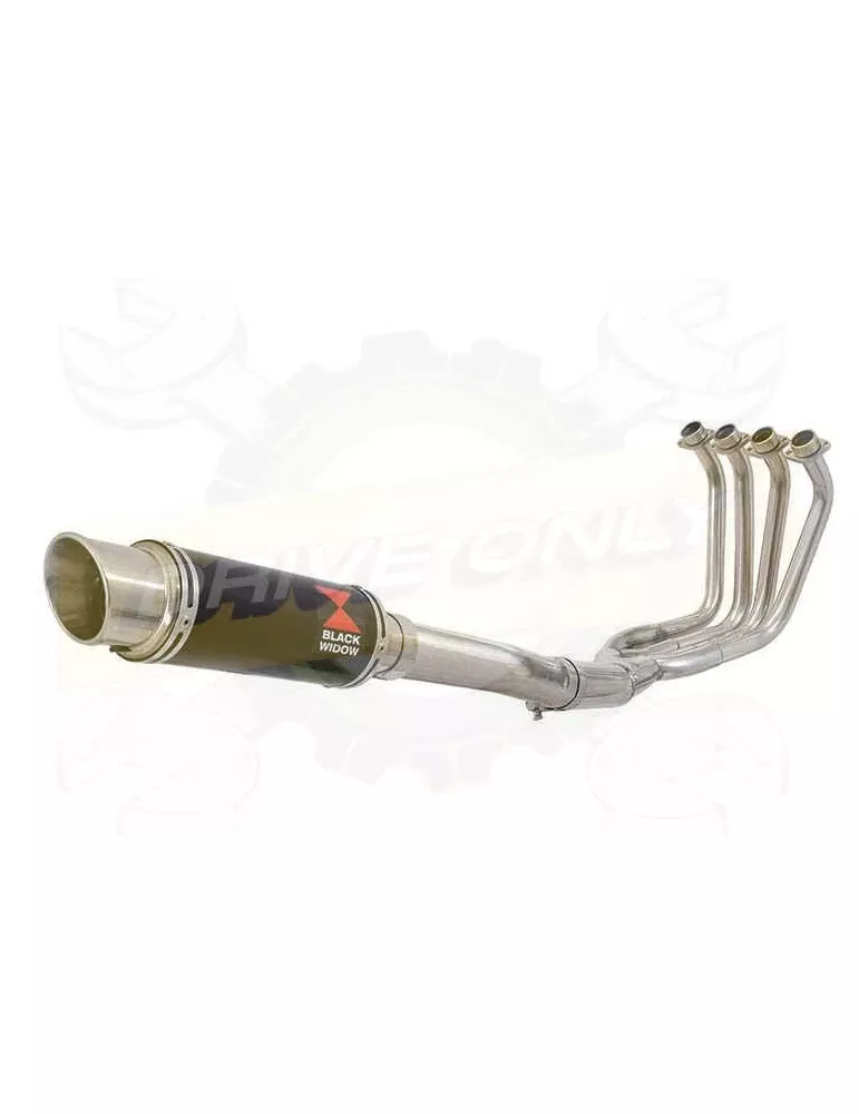 FZS1000 FZS 1000 FAZER Ligne complète & Silencieux Rond GP Style Noir En Inox 230mm