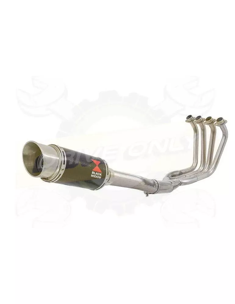 FZS1000 FZS 1000 FAZER Ligne complète & Silencieux Rond En Carbone 200mm