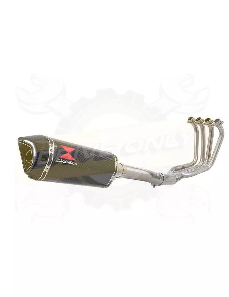 FZS1000 FZS 1000 FAZER Ligne complète & Silencieux Hexagonale En Carbone 300mm