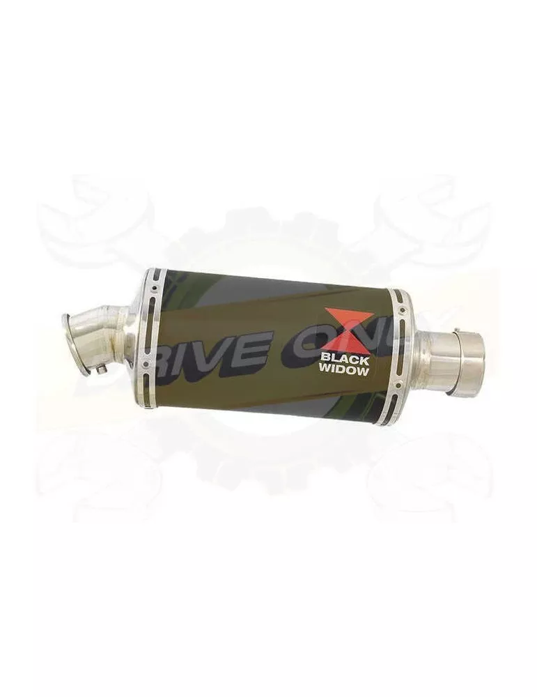 FZS1000 FZS 1000 FAZER Silencieux Kit & Silencieux Ovale Noir En Inox 230mm