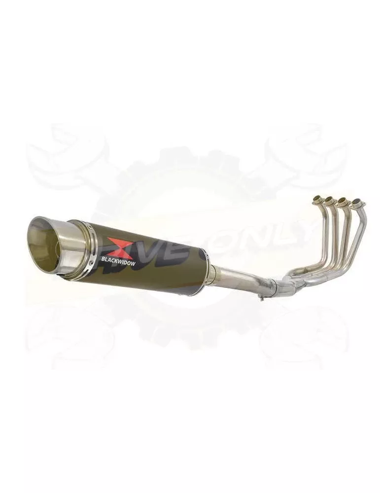 FZS1000 FAZER Ligne complète & Silencieux Rond GP Style Noir En Inox BG36R 360mm