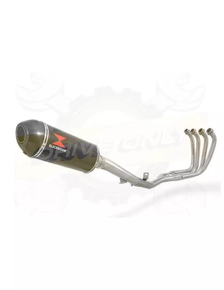 FZS600 FAZER 600 Ligne complète & Silencieux Ovale En Carbone 300mm