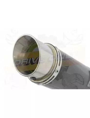 FZS600 FAZER 600 Ligne complète & Silencieux Rond En Carbone 200mm