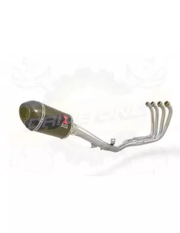 FZS600 FAZER 600 Ligne complète & Silencieux Ovale En Carbone 200mm