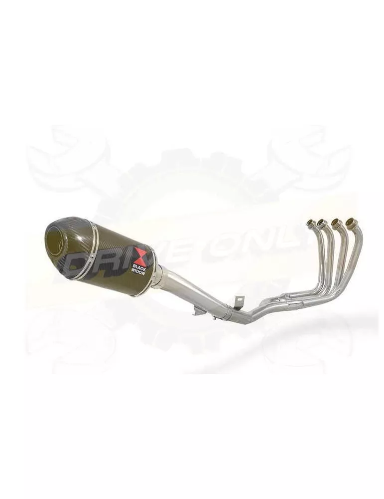 FZS600 FAZER 600 Ligne complète & Silencieux Ovale En Carbone 200mm