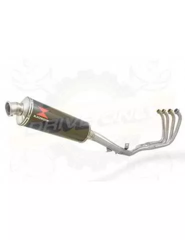 FZS600 FAZER 600 Ligne complète & Silencieux Ovale En Carbone 400mm