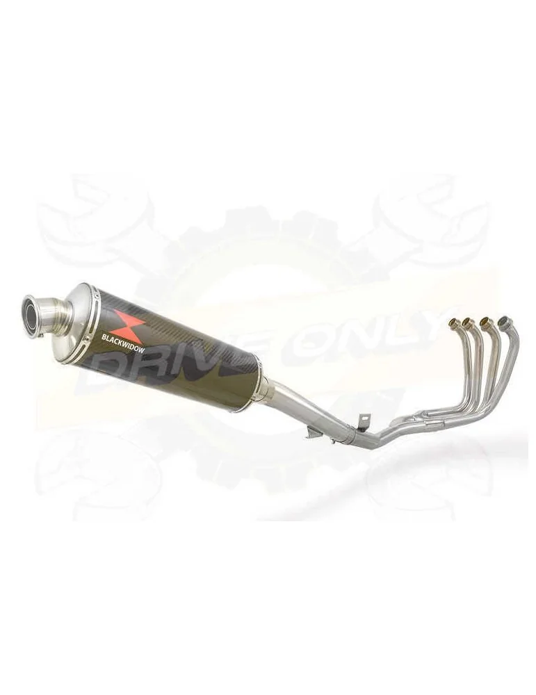 FZS600 FAZER 600 Ligne complète & Silencieux Ovale En Carbone 400mm