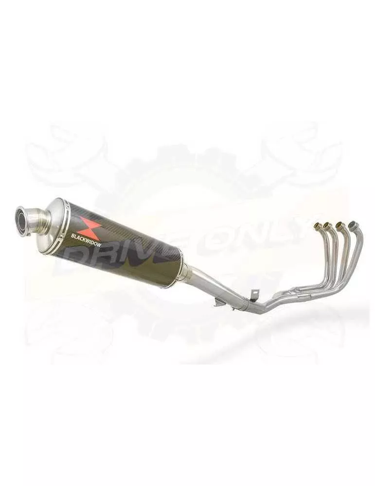 FZS600 FAZER 600 Ligne complète & Silencieux Ovale En Carbone 400mm
