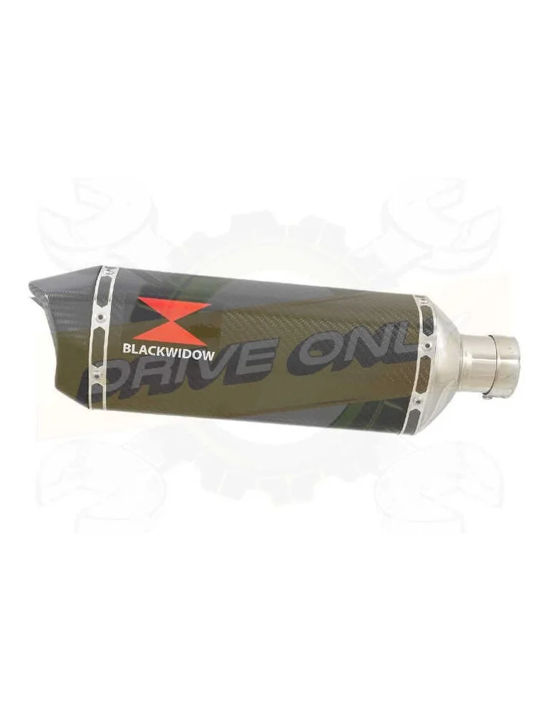 FZS600 FAZER 600 Tube de raccord et Silencieux Hexagonale En Carbone 300mm