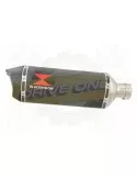 FZS600 FAZER 600 Tube de raccord et Silencieux Hexagonale En Carbone 300mm