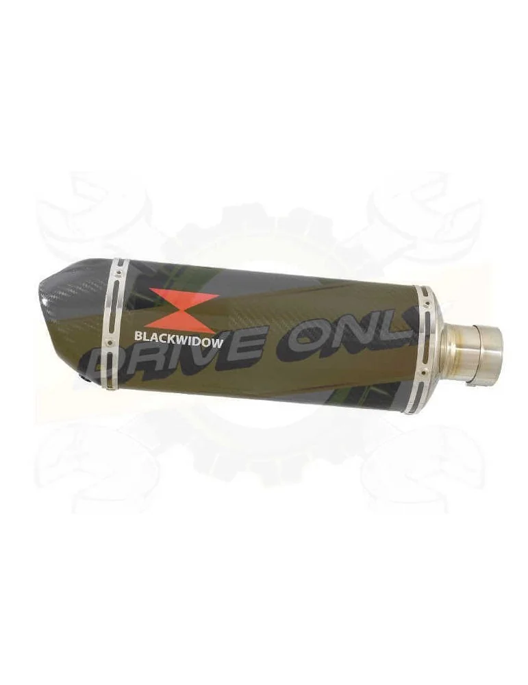 FZS600 FAZER 600 Tube de raccord et Silencieux Ovale En Carbone 300mm