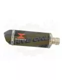 FZS600 FAZER 600 Tube de raccord et Silencieux Ovale En Carbone 300mm