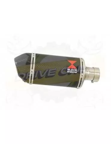 FZS600 FAZER 600 Tube de raccord et Silencieux Ovale En Carbone 200mm