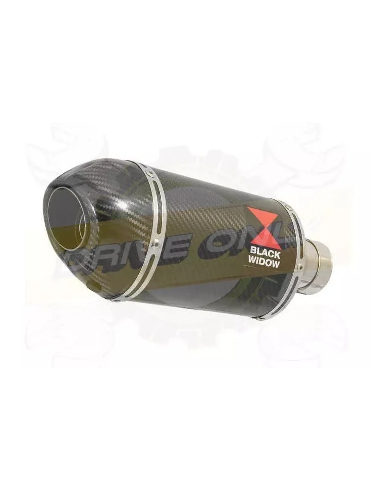 Vespa GT 250 ie 60 2006 - 2009 Ligne complète & Silencieux Ovale En Carbone 200mm