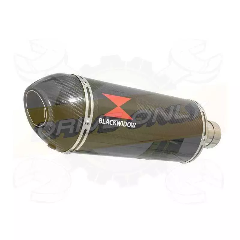 Vespa GTS 125 4T 2007 - 2011 Ligne complète & Silencieux Ovale En Carbone 300mm