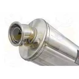 Vespa GTS 250 2005 - 2016 Ligne complète & Silencieux Ovale En Inox 230mm