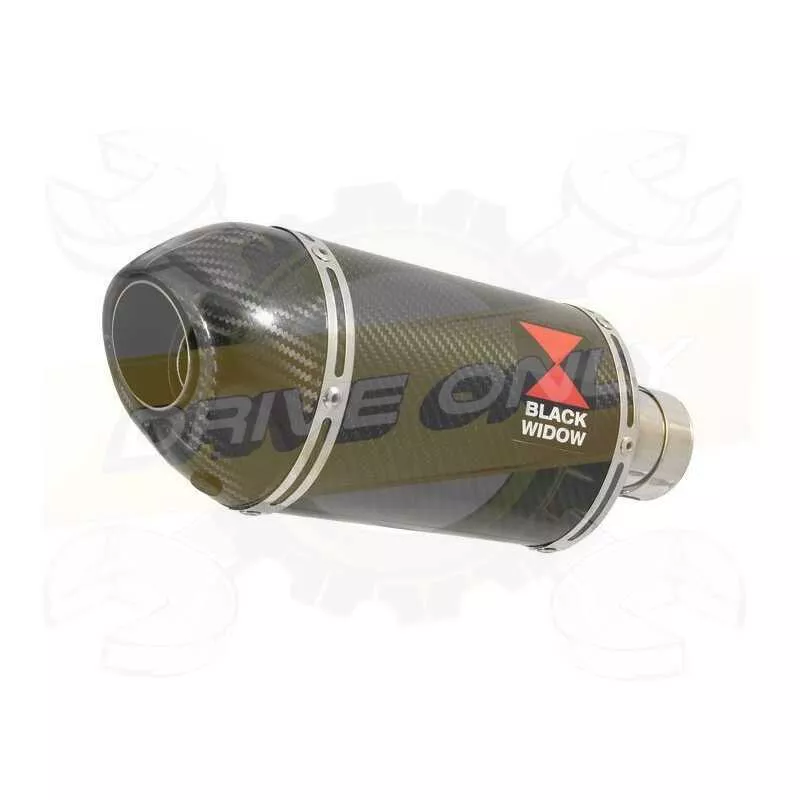 Vespa GTS 250 2005 - 2016 Ligne complète & Silencieux Ovale En Carbone 200mm