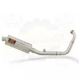 MT125 2014 - 2019 Exhaust System with 300mm Oval Stainless Steel Silencer