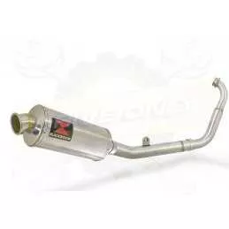 MT125 2014 - 2019 Exhaust System with 300mm Oval Stainless Steel Silencer