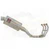 MT09 MT-09 2013-2021  High Level De-cat Exhaust System with 230mm Oval Stainless Steel Silencer