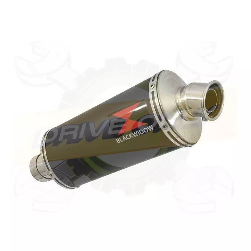 R850R ROADSTER exhaust tube de raccord et Ovale Noir Silencieux En Inox 300mm