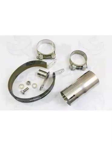 R1150 GS ADVENTURE exhaust tube de raccord et Ovale Silencieux En Inox + carbon tip 400mm