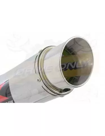 R1150 GS ADVENTURE exhaust tube de raccord et Rond Silencieux En Inox 200mm