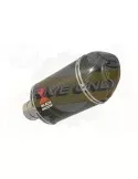 R1150 GS ADVENTURE exhaust tube de raccord et Ovale En Carbone Silencieux + carbon tip 200mm