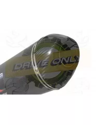 R1150 GS ADVENTURE exhaust tube de raccord et Ovale En Carbone Silencieux + carbon tip 200mm