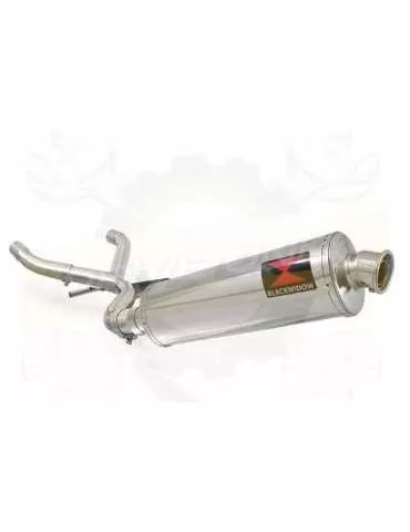 R1150 GS ADVENTURE Décatalyseur exhaust collector & Ovale Silencieux En Inox 400mm