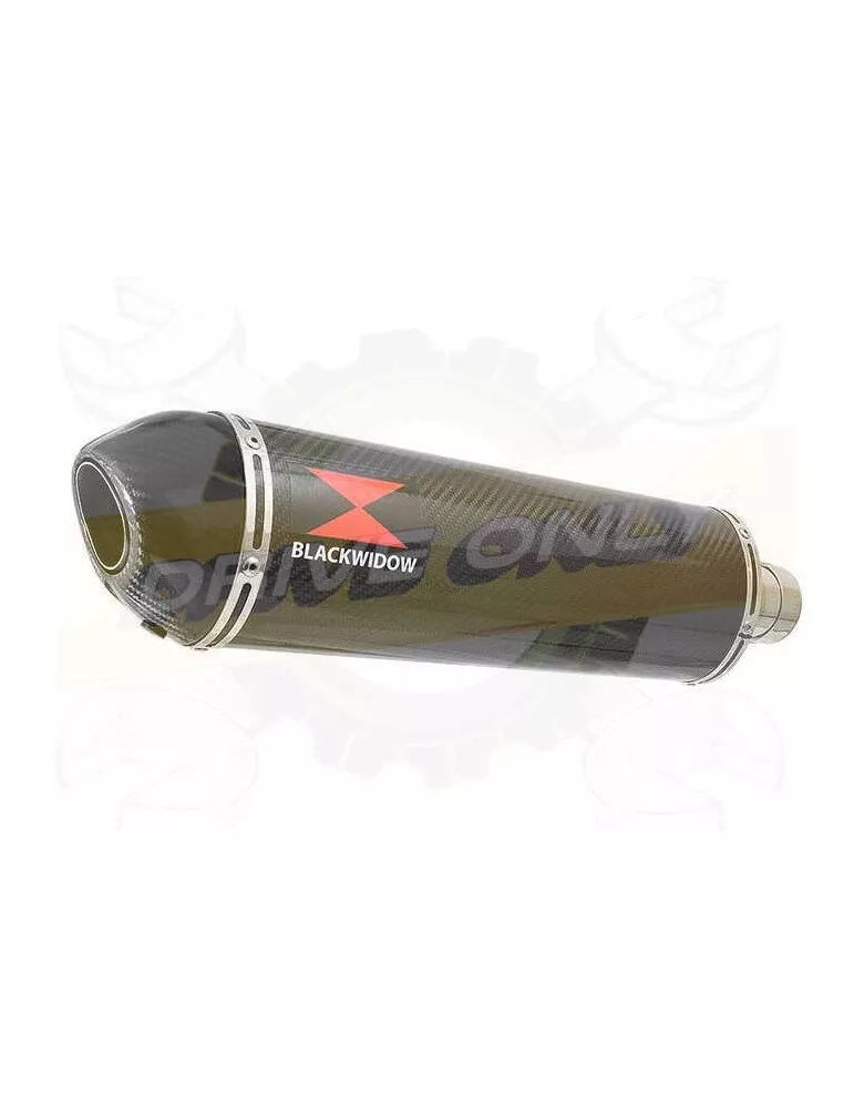 GSF 1250 GSF1250 Bandit 2007-2016 Water Cooled Tube de raccord et Silencieux Ovale En Carbone 400mm