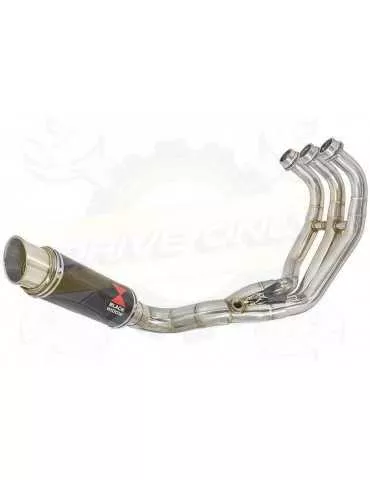 MT-09 Tracer 2013-2021  Passage Bas Décatalyseur Ligne complètes Rond GP Style Carbon Silencieux 230mm