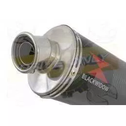 FZ-07 Tracer 2014 2015 2016 2017 Passage Bas Décatalyseur Ligne complète & Silencieux Ovale En Carbone 300mm