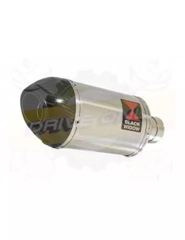 Vespa GT 250 ie 60 2006 - 2009 Ligne complète & Silencieux Ovale En Inox + Canule En Carbone 200mm